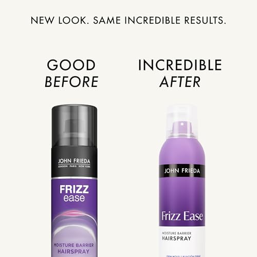 John Frieda Frizz Ease Moisture Barrier Firm Hold Hairspray 12oz 2-Pack - New Packaging