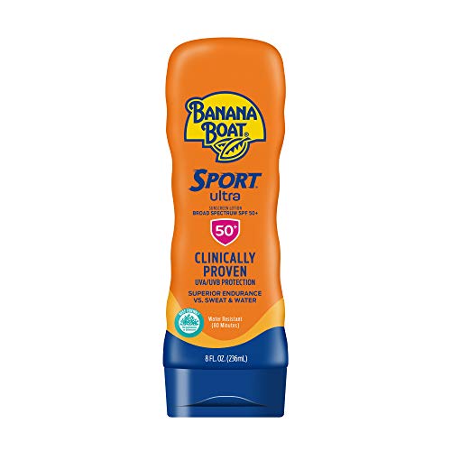 Banana Boat Light As Air Sunscreen Lotion SPF 50 Twin Pack and Sport Ultra SPF 50 Sunscreen Lotion Bundle