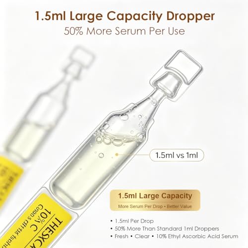 Vitamin C Serum Ampoules 45ml for Brightening & Even Skin Tone - Theskcare