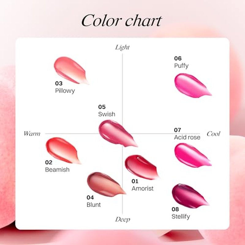 HOLIKA HOLIKA Heart Crush Bare Glaze Tint - K-Beauty Girlish & Juicy Color Lip Tint with Moisture Essence, Long-Lasting Moisture & High Shine, 0.1 fl.oz. (04 BLUNT)