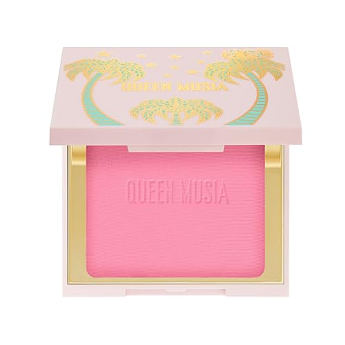 Queen Musia Plaisir Nostalgique Hybrid Blush - Lightweight Powder-Cream, Buildable, Longwear, MIDCENTURY PINK