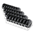 Weiai Clear Acrylic Makeup Organizer Pack of 3 - Compact Vanity Storage