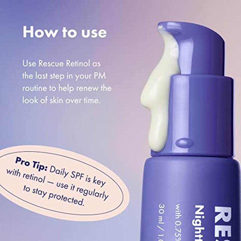 Hero Cosmetics Mighty Patch¢â Surface Patch and Rescue Retinol Nighttime Renewing Cream Bundle