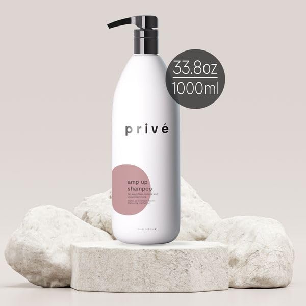 Privé Amp Up Volumizing Shampoo for Fine Hair 33.8 oz - Gentle, Long-Lasting Body
