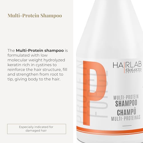 Fortifying Hair Shampoo with Hydrolyzed Keratin - Nourishing & Strengthening 300ml