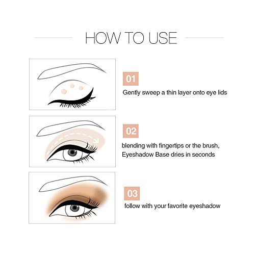 MAEPEOR Cosmetic Glitter Glue Long Lasting Makeup Glitter Primer Gel Waterproof and Smudgeproof Primer Base Glue for Body Eyes Face Lip (10 ml, 2 PCS)