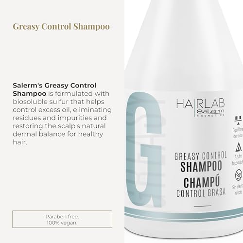 Oily Hair Shampoo - Greasy Control & Refreshing Cleanse - 300ml