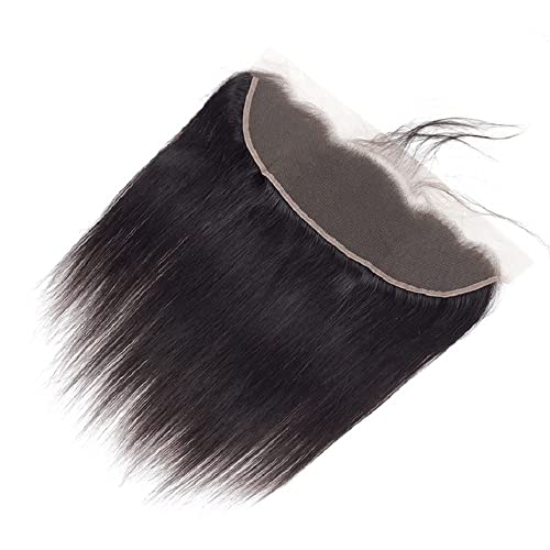 12 Inch Brazilian Straight Lace Frontal Closure - 13x4 HD Lace Ear to Ear, Natural Color
