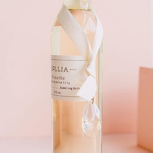 Bubble Bath for Women - Peony & White Lily Soak with Moisturizing Oils - 12.9 fl oz - Breathe Variation