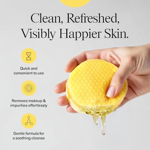 Turmeric Kojic Acid Cleansing Pads with Vitamin C - Exfoliating Face Pads for All Skin Types (30 Pads)