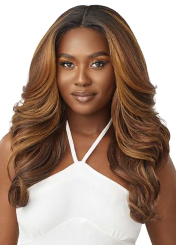 Outre Lace Front Wig - Talha Off Black 1B Natural Baby Hair Breathable Cap
