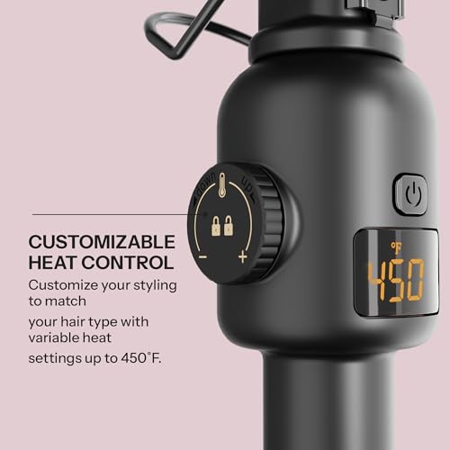 Hot Tools Pro Artist 24K Gold Three-Barrel Hair Waver – Jumbo Beach Waves, 450°F