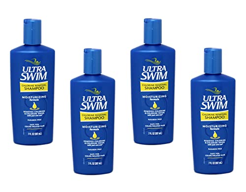 Moisturizing Chlorine Removal Shampoo 7 Oz. - Pack of 4 - Hair & Color Safe