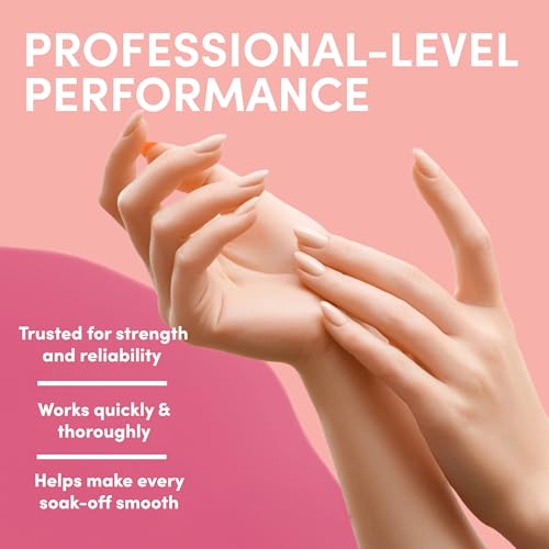 Ella+Mila 100% Pure Acetone Nail Polish Remover - Gel & Acrylic, 16 Fl Oz Pack of 3