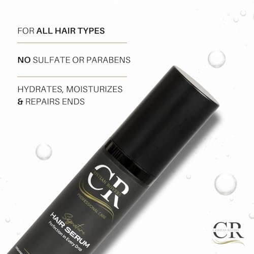 Organic Argan Oil & Açaí Hair Serum for Frizz Control & Shine - Lightweight, Sulfate & Paraben Free - 1.7 Fl Oz
