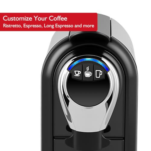 CUSIMAX Black Single Serve Coffee Machine for Nespresso Original Capsules