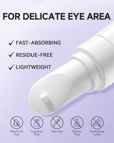 Under Eye Cream for Dark Circles & Wrinkles with Niacinamide - Brightening & Hydrating