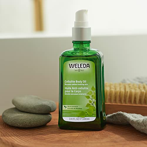 Weleda Birch Cellulite Body Oil 3.4 Fluid Ounce,Plant-Rich Oil with Birch,Rosemary and Jojoba,(Pack of 2)