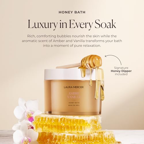 Laura Mercier Honey Bath Ambre Vanille Foaming Bubble Bath - 8.5 oz