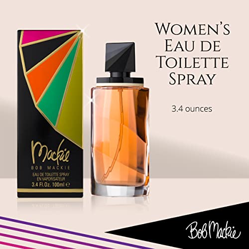 Bob Mackie Feminine Fragrance Eau de Toilette Spray 3.4 oz – Long-Lasting Floral & Amber Scent