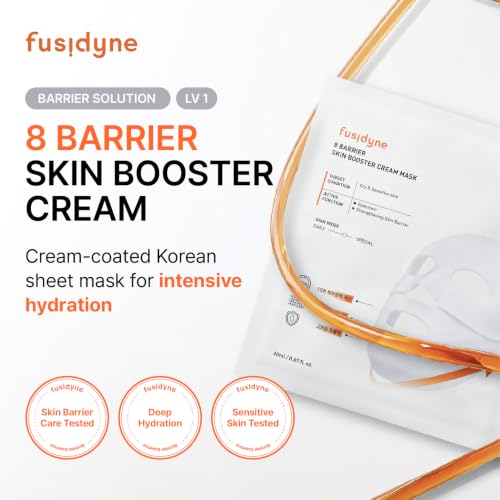 Skin Barrier Booster Mask Set - Hydrating Cica PDRN Sheet Masks 5 Pack