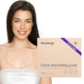 BLUMBODY Reusable Silicone Chest Wrinkle Patches - 2 Pack for Side Sleep Lines