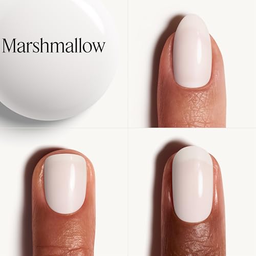 essie Salon-Quality Nail Polish, 8-Free Vegan, Cloudy White, Marshmallow, 0.46 fl oz