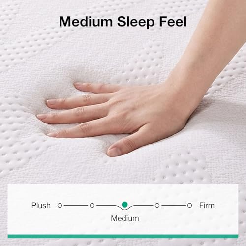 NanoGel Memory Foam Mattress Twin - Cool, Supportive, Motion Isolation