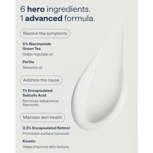 Remedy for Pore Size | Pore Refining Advanced Serum | Large Pore Minimizer with Retinol, BHA Salicylic Acid, Niacinamide | for Texture, Pimples, Blackheads | by Dermatologist Dr. Shah