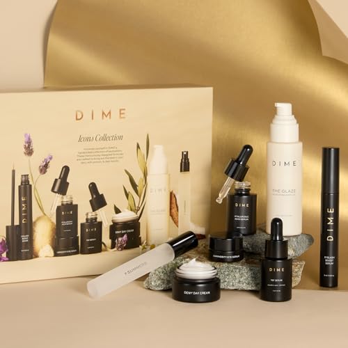 Travel Skincare Set with Hyaluronic Acid and Anti-Aging Serums - 7 Pieces