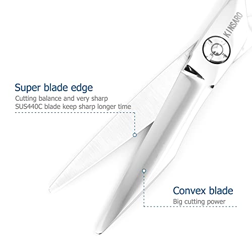 Kinsaro 5.5 Inch Hair Cutting Scissors - Professional 440C Hair Shears