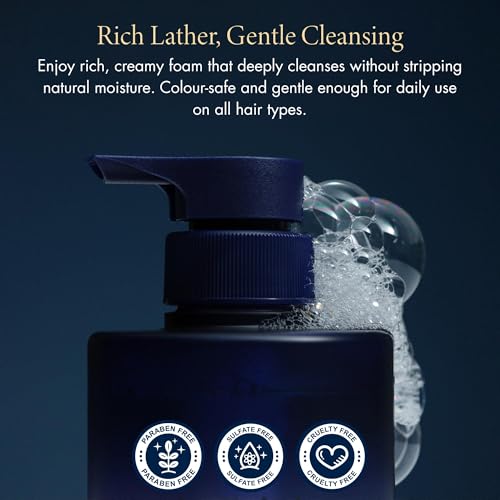 Night Repair Shampoo & Conditioner Set for Damaged Hair - Sulfate-Free, Frizz Control & Hydrating - Japanese Hair Care with Neroli & Jasmine - 10.1 fl oz / 10.5 oz