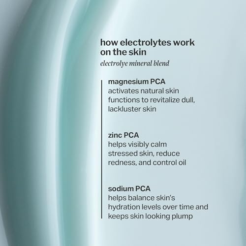 Electrolyte Water Cream - Hydrating Gel Moisturizer for All Skin Types, 1.7 Fl Oz Pack of 2
