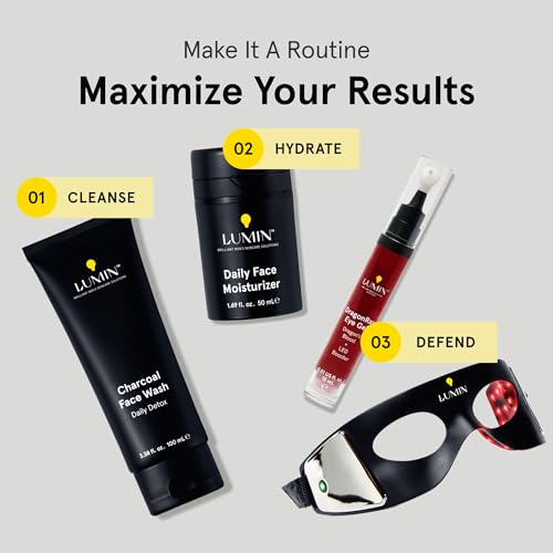 Lumin DragonRay Eye Gel for Dark Circles & Red Light Therapy 15ml