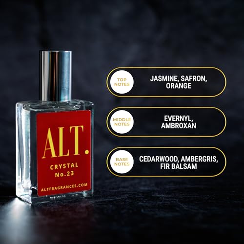 ALT. FRAGRANCES Crystal No. 23 Extrait de Parfum Unisex Perfume Inspired by Baccarat Rouge 540 Perfume 60ml