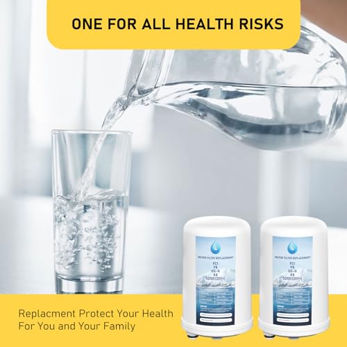 Zomixzo Water Filter Replacement Cartridge for Enagic K8 SD501 F8, 2-Pack