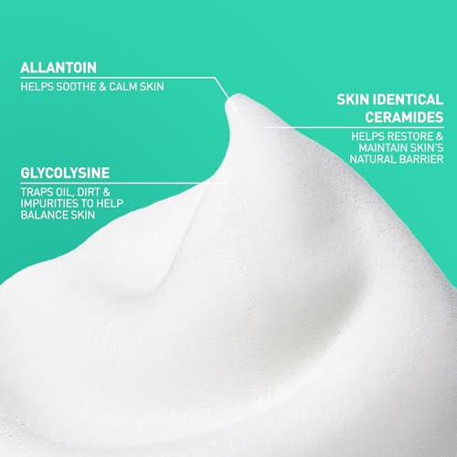 CeraVe Balancing Air Foam Face Wash - 8oz Pack of 2 - Gentle Foaming Cleanser for Combination Skin, Oil Control & Hydration