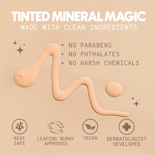 Dew Me Mineral All-Screen - Tinted SPF 30 Face Sunscreen with Hyaluronic Acid + Niacinamide for Golden Glow Dewy Finish - Dermatologist Developed, Makeup Primer Complexion Perfector - (1.7 Oz)
