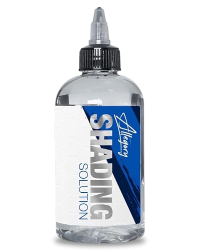 Allegory Tattoo Ink Shading Solution 8 fl oz - Pigment Enhancer with Twist-Dispensing Cap, Made in USA, Vegan Friendly