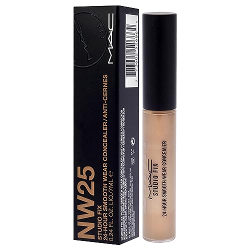 MAC Studio Fix 24 Hour Concealer NW25 - 0.24 Fl Oz Beige, Medium-to-Full Coverage