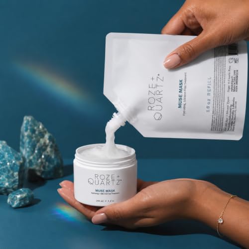 Roze + Quartz Muse Hair Mask 5 Fl Oz - Deep Hydrating Bond Repair & Shine