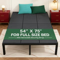 Full Size Bunkie Board 54x75 Inches Support Mattress Foundation - Ribbed