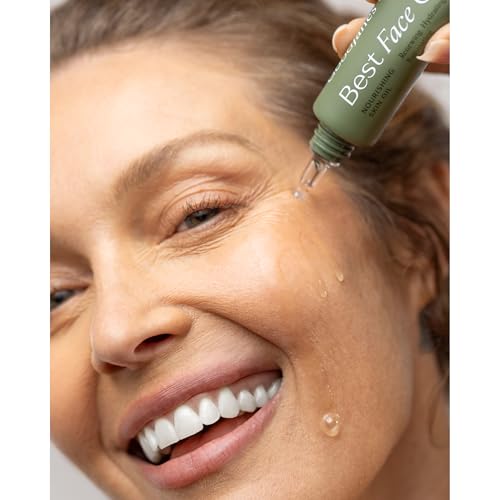 Hydrating Face Oil with Rosehip, Jojoba, Argan & Squalane - All Skin Types, 1 oz