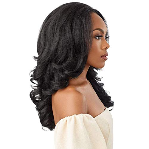 Outre Quick Weave Half Wig Cap NEESHA H301 Jet Black - Self Styled in 60 Seconds