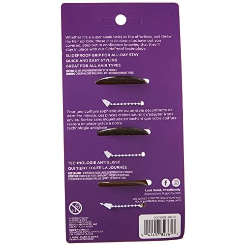 Goody Large Claw Clips 3 ea