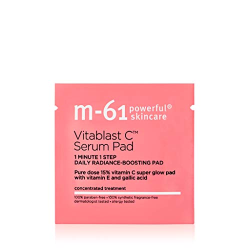 Vitamin C Brightening Serum Pad - 30 Treatments, Anti-Aging & Skin Tone