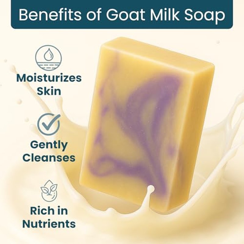 3 Goat Milk Soap Bars & 3 (2oz) Lotions (3 Bars, 3 Lotions)