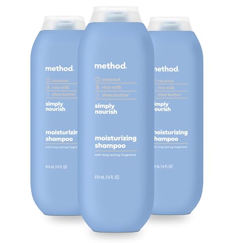 Deep Hydrating Shampoo for Dry Hair - Coconut Shea & Argan Oil - 14 fl oz, 3 Pack