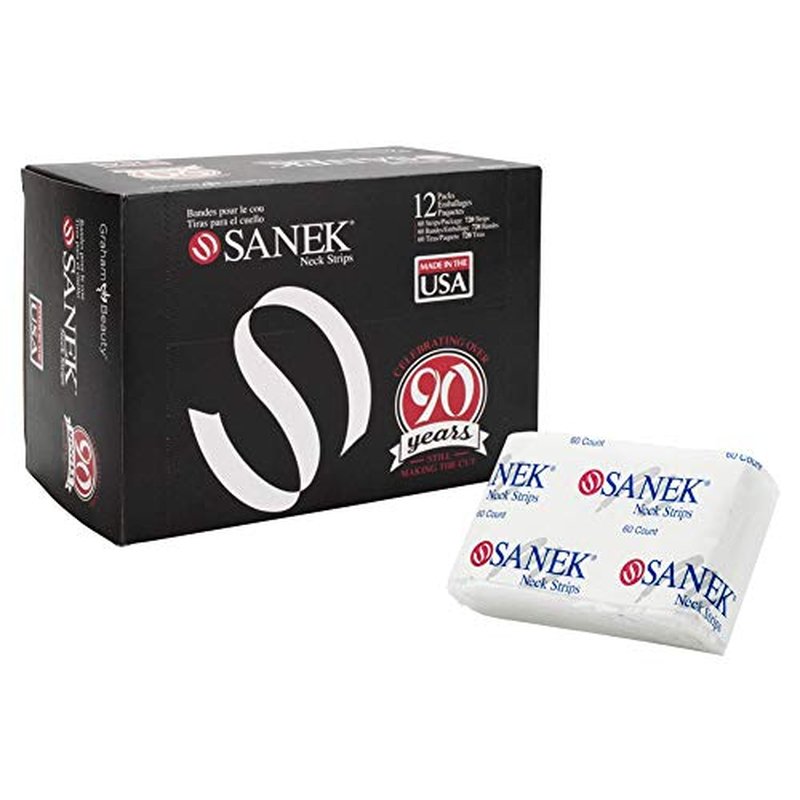 BARBER SALON GRAHAM BEAUTY SANEK NECK STRIPS 12 PACKS MADE IN USA #43311