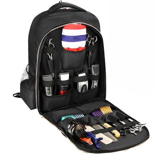 Waterproof Barber Travel Backpack for Clippers & Salon Tools AIHOPESTO